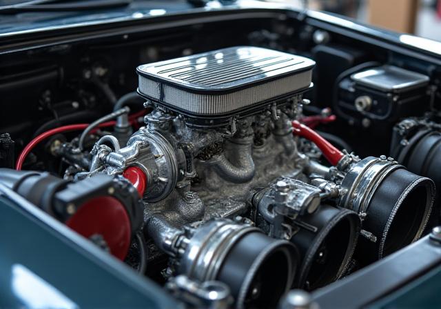 チューニングされたクリーンなエンジン