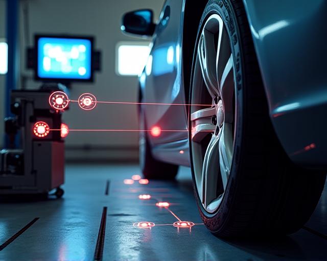 3Dホイールアライメントテスター