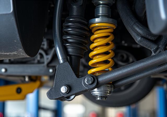 自動車のサスペンションシステム